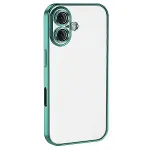 Apple iPhone 16 Kılıf Razer Lensli Silikon - Turkuaz-3