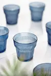 Akrilik Lacivert Tekli Kısa Bardak & Su Meşrubat Kahve Yanı Bardağı 300 ml ( Cam Değildir )-3