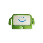 Apple İpad Pro 13 (2024) Karakter Tablet Silikon - Yeşil-1