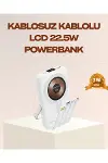Manyetik Kablosuz Powerbank 22.5W Hızlı Şarj LCD Ekranlı-1