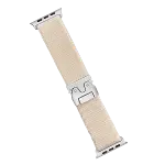 Apple Watch 42mm Forest Kumaş Kordon - Krem-3