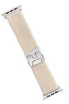 Apple Watch 42mm Forest Kumaş Kordon - Krem-1