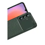 Samsung Galaxy A57 5g Auto Focus Karbon Kapak - Koyu Yeşil-2