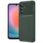 Samsung Galaxy A57 5g Auto Focus Karbon Kapak - Koyu Yeşil-1