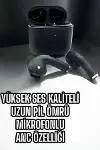 Bluetooth Kulaklık Yeni Nesil Pro Sensörlü Mikrofon Çağrı Cevaplama-3