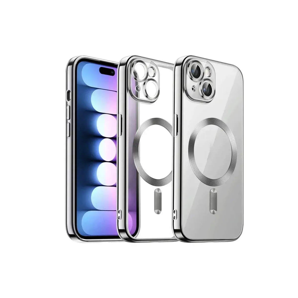 Apple İphone 14 Kılıf Kross Magneticsafe Kapak - Titan Gri