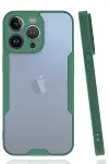Apple iPhone 14 Pro Kılıf Platin Silikon - Yeşil-1