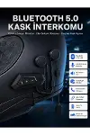 Intercom Bluetooth Kask Kulaklık Motosiklet Kulaklık 5.0 Bluetooth-1