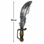 Eskitme Detaylı Plastik Korsan Kılıcı 45 Cm-3