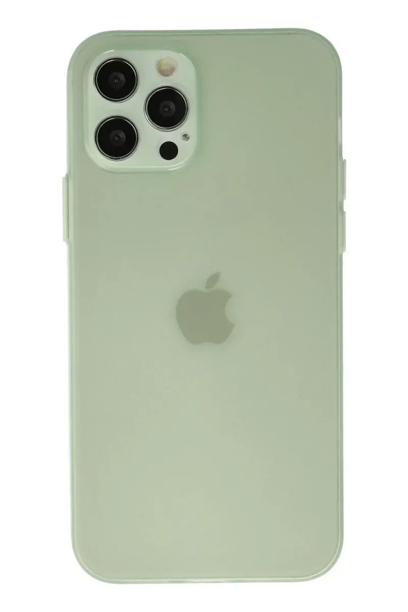 Apple iPhone 12 Pro Kılıf Puma Silikon - Açık Yeşil