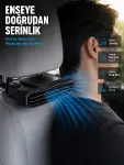 Araç Koltuğu İçin 5 Hız Kademeli Soğutucu Fan Aroma Hazneli USB-C Şarjlı-1