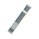 Apple Watch 38mm Alice Kumaş Kordon (saat Değildir) - Mavi-gri-1