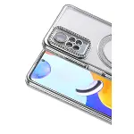 Xiao Red Note 12 Pro 4g Joke Simli Magneticsafe Kılıf - Gümüş-2