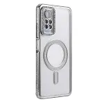 Xiao Red Note 12 Pro 4g Joke Simli Magneticsafe Kılıf - Gümüş-3