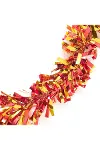 Kırmızı Altın Renk 4 cm Genişlik Garland Çift Renk Sim Süs 180 cm-2