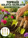 Bahçe El Aletleri Seti Toprak Düzenleme ve Dikim Aparatı-1