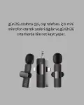 Kablosuz Mikrofon - Telefon ve Bilgisayar Uyumlu-3
