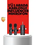 Kablosuz Mikrofon - Telefon ve Bilgisayar Uyumlu-1