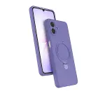 Samsung Galaxy A07 4g Regal Magsafe Standlı Kapak - Lila-1