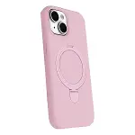 Apple İphone 15 Plus Regal Magsafe Standlı Kapak - Açık Pembe-2