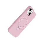 Apple İphone 15 Plus Regal Magsafe Standlı Kapak - Açık Pembe-3