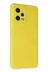 Xiao Red Note 12 5G Kılıf Nano içi Kadife Silikon - Sarı-1