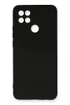 Oppo A15 Kılıf Nano içi Kadife Silikon - Siyah-1