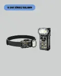 Kamp ve Outdoor İçin LED Far 10 Saat Pil Sensörlü Manyetik-4