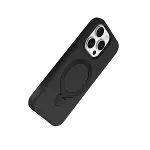 Apple İphone 15 Pro Max Regal Magsafe Standlı Kapak - Siyah-3