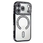 Apple İphone 17 Pro Max Joke Simli Magneticsafe Kılıf - Siyah-2