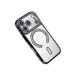 Apple İphone 17 Pro Max Joke Simli Magneticsafe Kılıf - Siyah-3