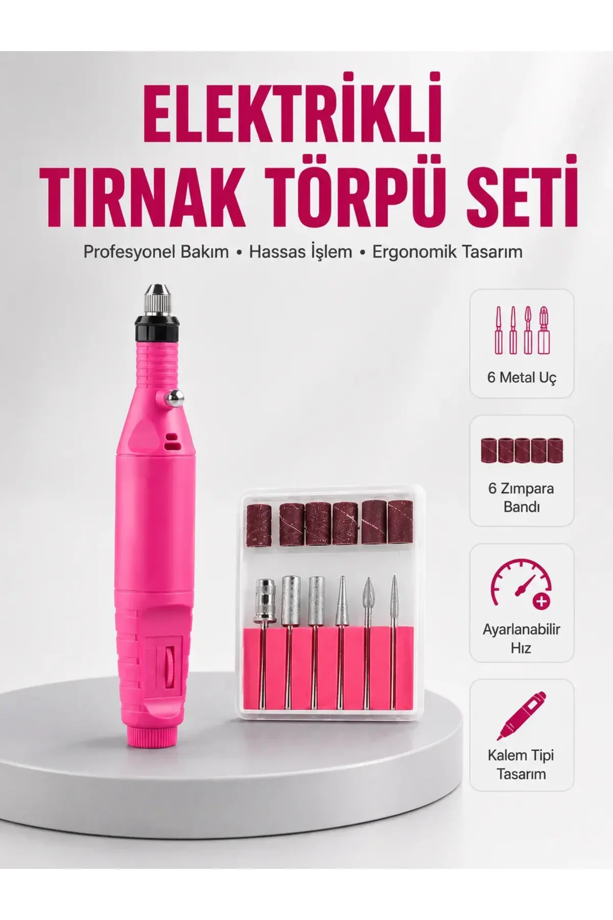Ayarlanabilir Hızlı Tırnak Bakım Makinesi Yeni Nesil