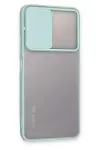 Xiao Red Note 11 Pro Plus 5G Kılıf Palm Buzlu Kamera Sürgülü Silikon - Turkuaz-2