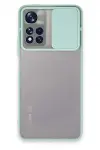 Xiao Red Note 11 Pro Plus 5G Kılıf Palm Buzlu Kamera Sürgülü Silikon - Turkuaz-1