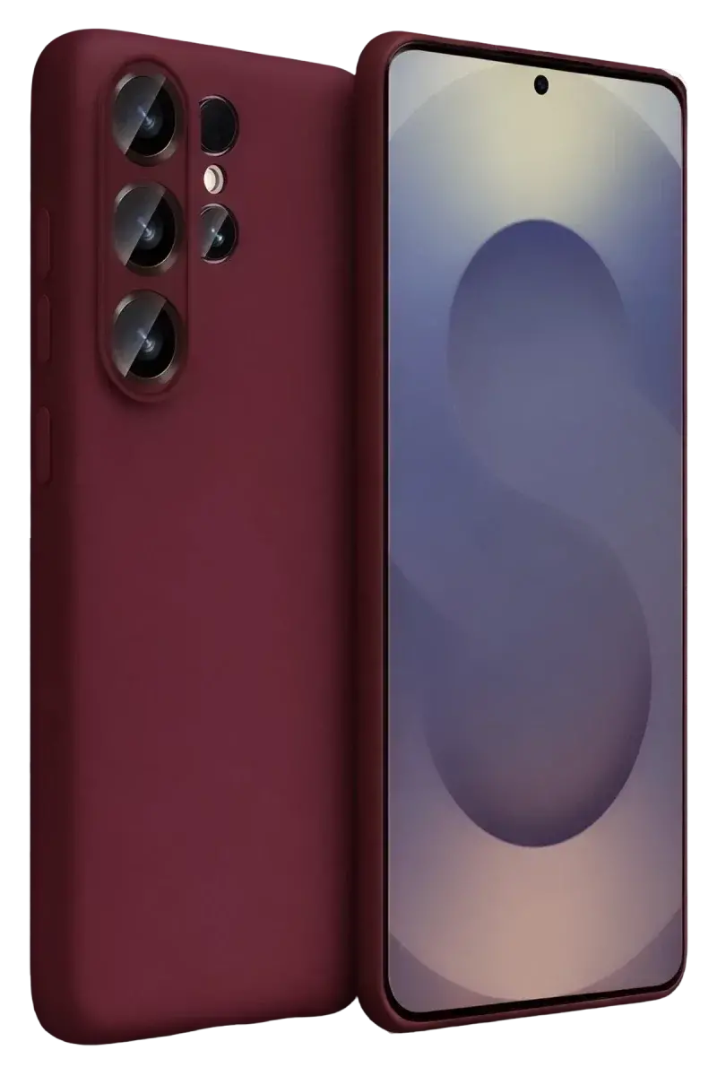 Samsung Galaxy S26 Ultra First Silikon - Bordo