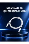 30W Type-C Lightning Hızlı Şarj Kablosu 1.2m iPhone Uyumlu-1