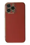Apple iPhone 14 Pro Max Kılıf Volet Silikon - Kırmızı-2
