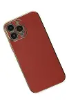 Apple iPhone 14 Pro Max Kılıf Volet Silikon - Kırmızı-3