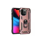 Apple iPhone 14 Pro Kılıf Sofya Yüzüklü Silikon Kapak - Rose-3