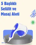 Elektrikli Yağ Yakıcı Masaj Aleti 5 Başlıklı Vücut Şekillendirici-1