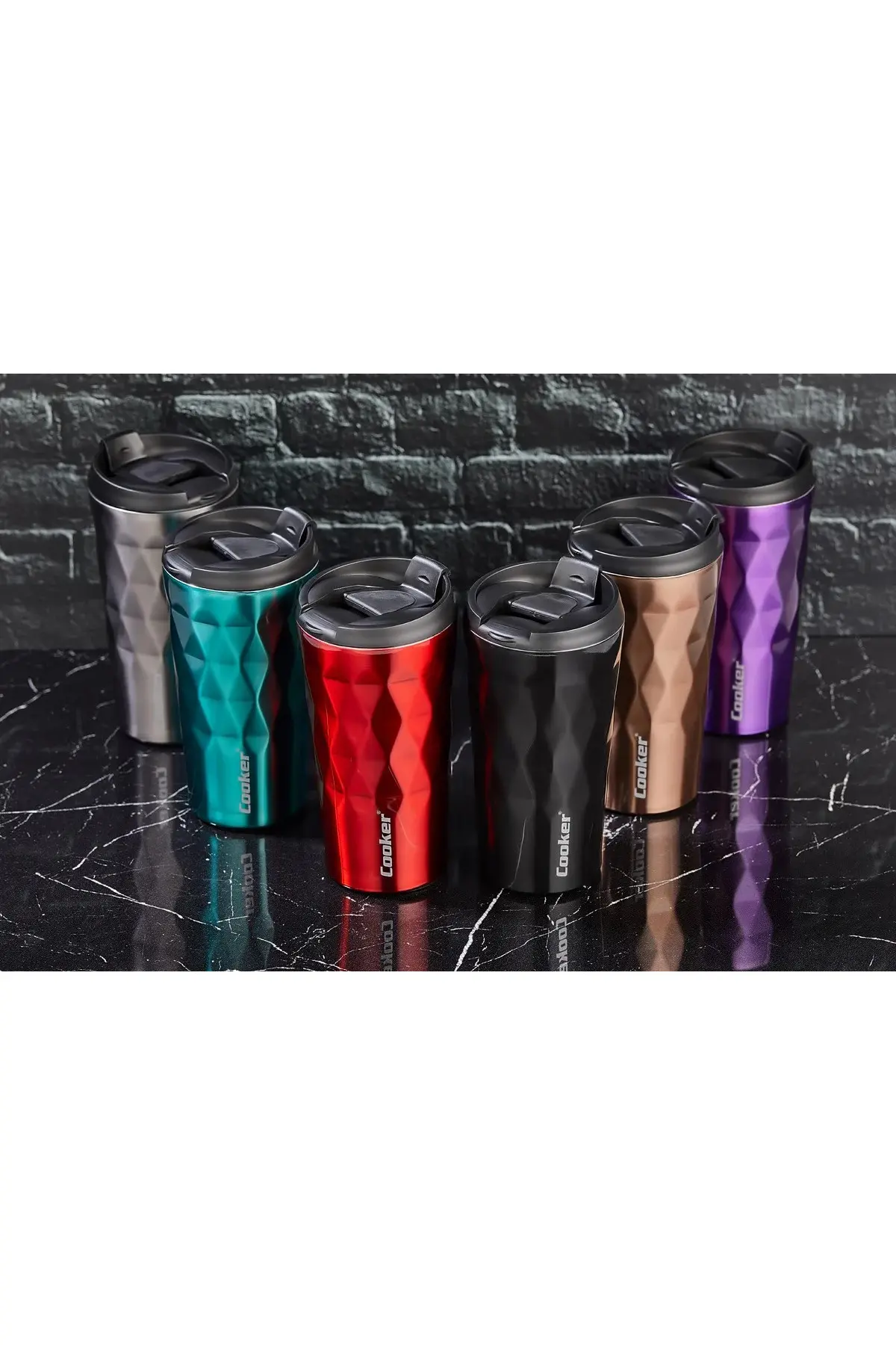 CKR-2048 350ML.ÇELİK Mug Termos Bardak Renkli