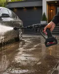 Taşınabilir Şarjlı Oto Yıkama Makinesi Basınçlı Su Püskürtme Tabancası-1