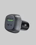 Araç Tipi Hızlı Şarj Adaptörü Type-C PD USB Çift Port Kompakt-3