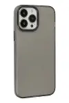 Apple iPhone 13 Pro Max Kılıf Modos Metal Kapak - Siyah-2