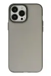 Apple iPhone 13 Pro Max Kılıf Modos Metal Kapak - Siyah-1