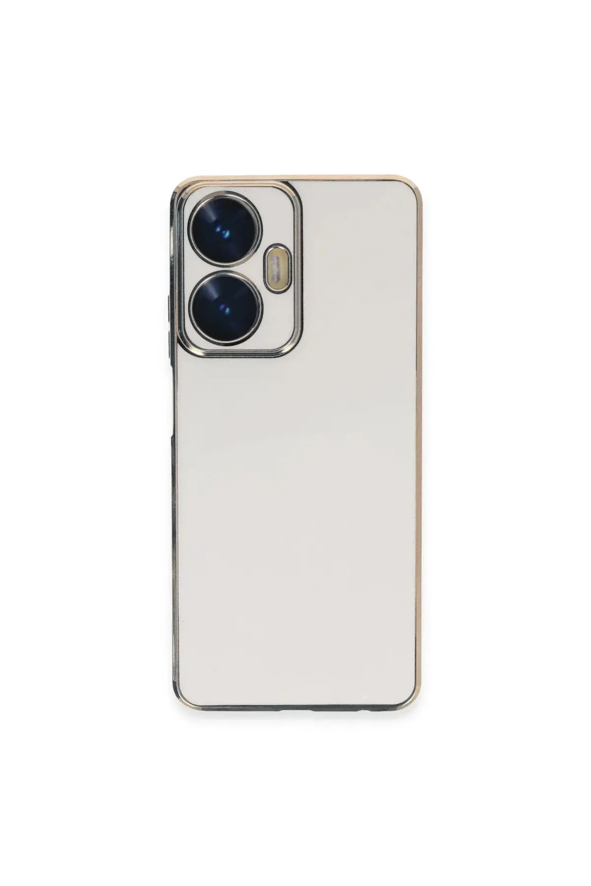 Realme C55 Kılıf Volet Silikon - Beyaz