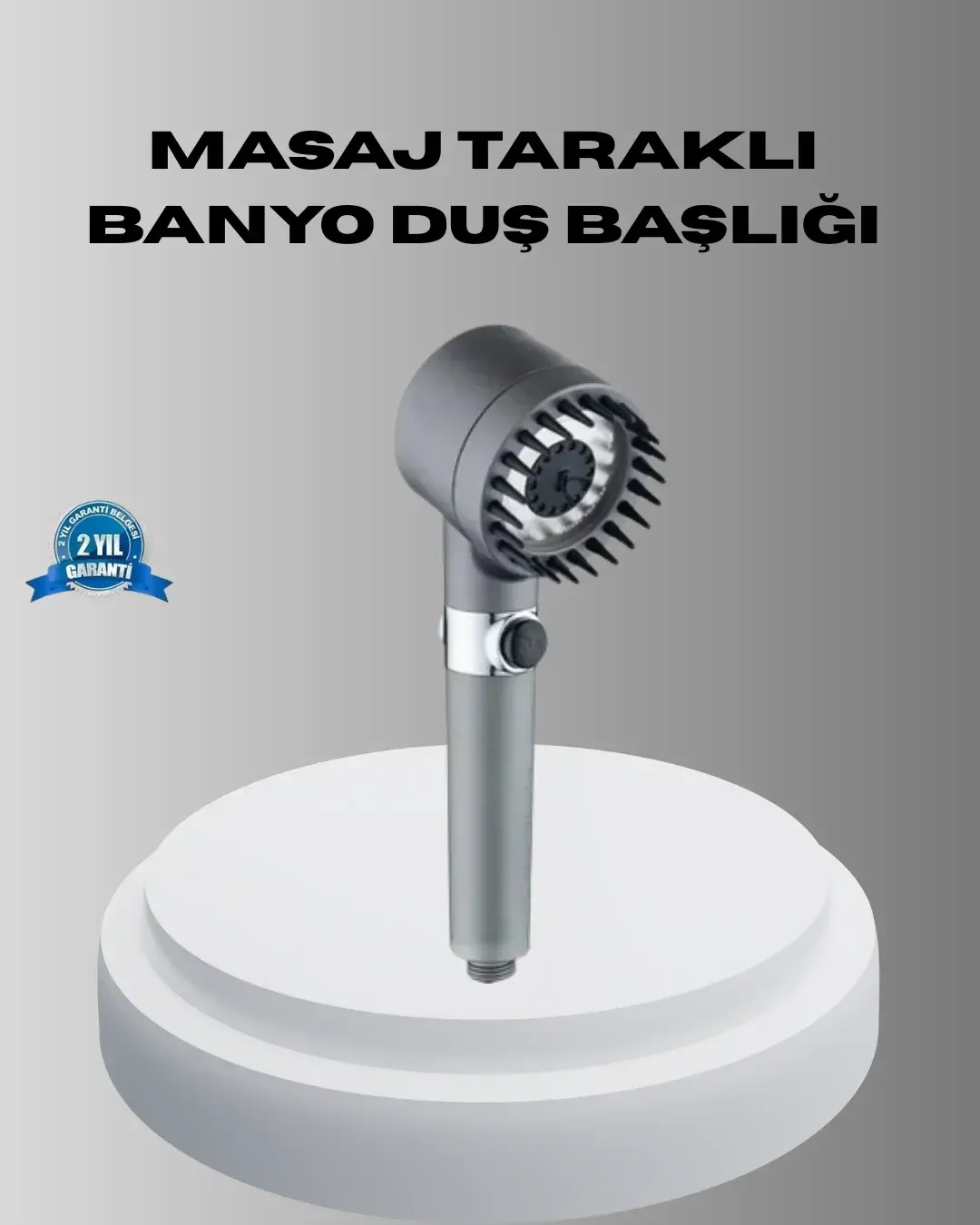 Spa Etkili Masaj Uçlu Duş Başlığı Ergonok Tasarım