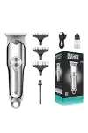 3 Taraklı Saç Sakal Düzeltici Traş Makinesi Seti Paslanmaz Çelik-5