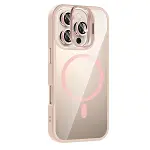 Joko Apple İphone 16 Pro Rem Lensli Magsafe Standlı Kapak - Pembe-2