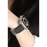 Apple Watch Ultra 49mm Mountain Kordon (saat Değildir) - Siyah-turuncu-2